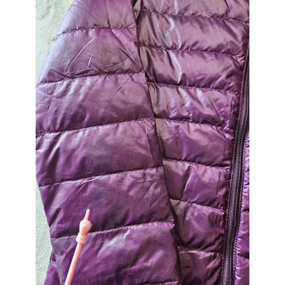 Columbia Youth M 10/12 Purple Down Puffer Jacket Kids Lightweight Quilted Winter